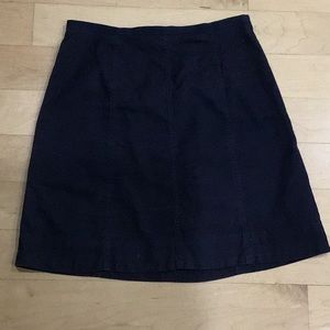 Navy skirt